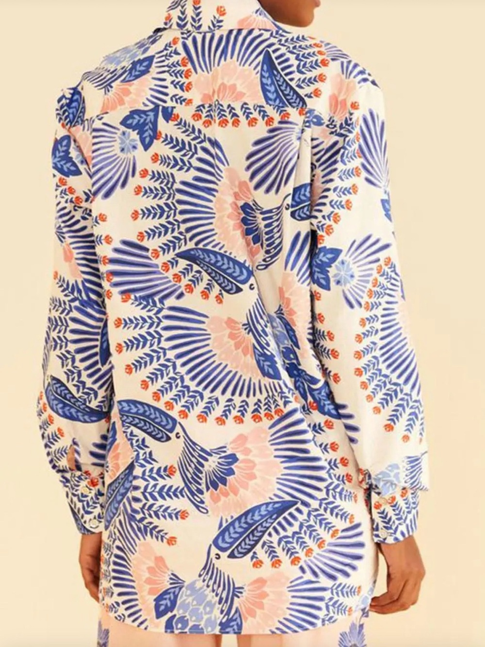 FARM Rio Tucano Em Flor Botanical Button-Down Shirt - Picture 4 of 5